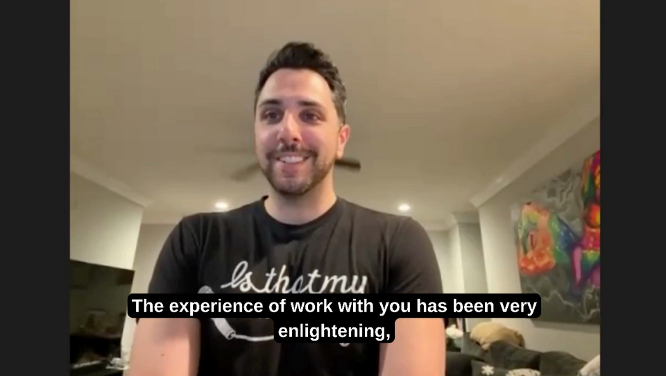 Video thumbnail. Created clarity about long-term focus and cultivated more pleasure in all areas of life.